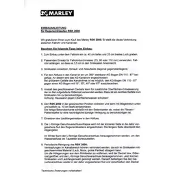 Marley Regensinkkasten RSK 2000 38 x 19 x 15,7 cm Schwarz
