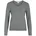 Strickpullover Dünner Strickpullover Basic Stretch VIRIL VIRIL V-NECK L/S KNIT TOP NOOS grau schwarz XL 36