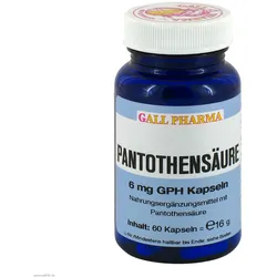 Pantothensäure 6 mg GPH Kapseln 60 St