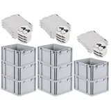 Proregal Eurobox NextGen Economy 22 x 30 x 40 cm 8-tlg. grau