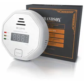 Brandson Kohlenmonoxid Melder mit LCD Display CO Alarm mit 85 dB