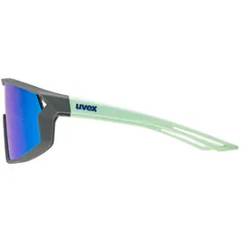Uvex Skyryse JR. Kinderbrille Grey/Green Matt/Mirror Blue