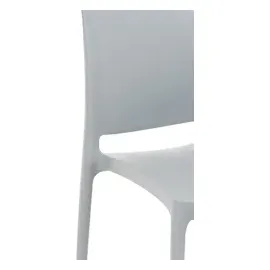 CLP Gartenstuhl Maya 44 x 44 x 81 cm grau