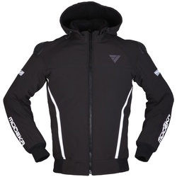 Modeka Clarke Sport Softshelljacke schwarz / weiß S