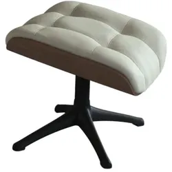 FLEXLUX Fußhocker »Skagen, Hocker«, Hohes Komfort, Entspannungsmöbel, Fuss Schwarz FLEXLUX Warm White   Walnuss