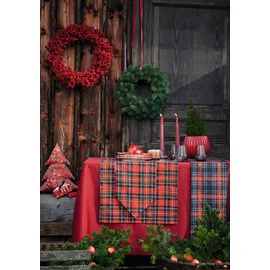 APELT Tischläufer APELT "9539 WINTERWELT, Weihnachtsdeko, Weihnachten", rot, B:48cm L:140cm, Baumwolle, Tischdecken, Digitaldruck