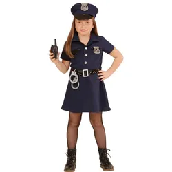 Retro US Police Deluxe Kinder Kostüm - 128