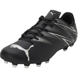 Puma Herren Attacanto Fg/Ag Fußballschuhe, Puma Black Silver Mist, 45 EU