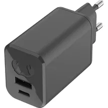 Fresh 'n Rebel Mini Charger USB-C+USB-A, GaN, 65W, Storm Grey (00220565)