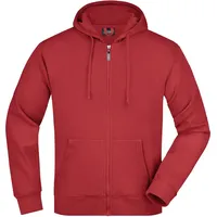 Daiber Kapuzen-Sweatjacke "JN042" - XL - red