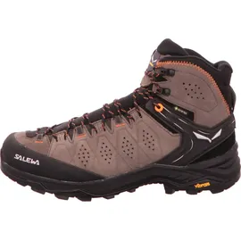 Salewa Alp Trainer Mid GTX Herren wallnut/fluo orange 41