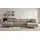 OTTO home Wohnlandschaft OTTO HOME "XXL Sofa Oland, Struktur, Flachgewebe, Luxus-Microfaser, Boucle", beige, B:345cm H:85cm T:210cm, 100% Polyester, Sofas, Wohnlandschaft, U-Form, 345 cm, Wellenunterfederung, Skandi-Design, Metallfüße, Topseller