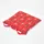 Homescapes Stuhlkissen 40 x 40 x 5 cm rot 4-tlg.