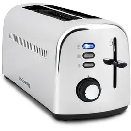 h.koenig TOAS32 Toaster 4 Scheiben, Edelstahl...