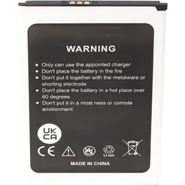 AccuCell Akku passend für HomTom HT17, HomTom HT17 Pro, SCCI0000000155502, 87,2 x 60,1 x 4mm
