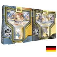 Pokemon Karten 2 Liga Kampf Decks Reshiram & Glurak-GX + Pikachu & Zekrom-GX DE