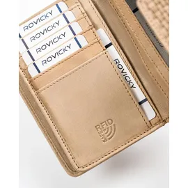 ROVICKY Damen Geldbörse beige