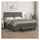 vidaXL Boxspringbett 180 x 200 cm Grau