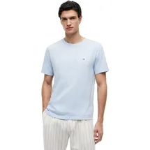 Tommy Hilfiger Regular Fit T-Shirt aus reiner Baumwolle, Hellblau, L