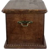 Friesisches Pferd Urn für Pferdeasche, personalisierte Urne mit Foto, große Box für Pferdeasche von der Marke Art-Dog