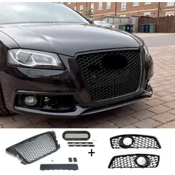 Kühlergrill Front Waben-Grill Lüftungsgitter passend für Audi A3 8P 08-13