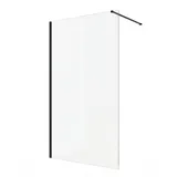 Badplaats Florida Walk-In-Dusche 100 x 200 cm schwarz