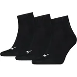 Puma Quarter Socken 3 Paar Schwarz 47-49