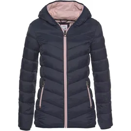 KangaROOS Steppjacke KANGAROOS, Damen, Gr. 32, blau (marine, rosa), Web, Obermaterial: 100% Polyamid. Futter: 100% Polyamid.