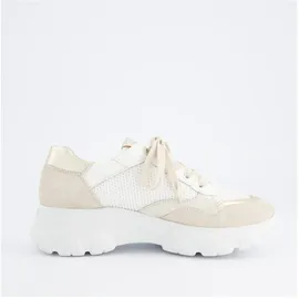 Paul Green Sneaker Low Damen Weiß/Beige 39