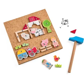 HABA Hammer-Nagelspiel Bauernhof