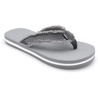 HYCLES Flip Flops für Herren Damen Komfort Tanga mit Fußgewölbeunterstützung Schuhe Sommer Outdoor Sandalen, 04 grau, 48 EU - 49 EU