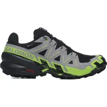 Salomon Speedcross 6 Gore-Tex Black / Alloy / Green Gecko 45 1/3