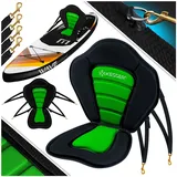 Kesser KESSER® Kajak-Sitz für SUP Board Stand Up Paddle Surfboard Sitz SUP Paddling Paddelboards Gepolsterte Sitz 32x38cm, Rückenlehne 51x45cm schnell und einfach montiert