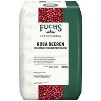 Fuchs Professional - Rosa Beeren ganz | Ungemahlener roter Pfeffer (Schinusfrüchte) | Profi-Qualität für Großverbraucher und Gastronomie | 500 g im recyclebaren Beutel