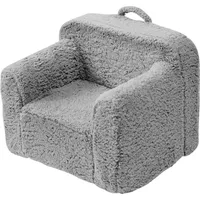Mophorn - Kindersessel, weiches Kleinkindersofa mit hochdichtem 25D-Schwamm, kuscheliger Lesesessel aus Sherpa-Stoff für Schlafzimmer und