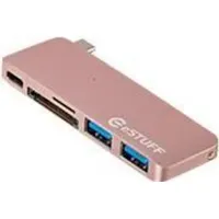 ESTUFF USB-C Slot-in Hub Rose Allure Series - Digital/Daten