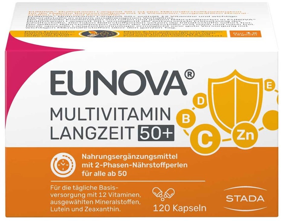 Preisvergleich Produktbild Eunova Multivitamin Langzeit 50+