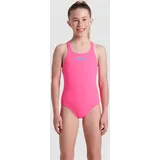 Arena Team Swim Pro Solid Badeanzug - Shocking Pink - 6-7 Jahre