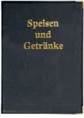 Sigel Speisekarten-Mappe mit Goldprägung SM101 , für A5