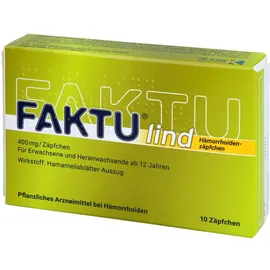 Dr. Kade Faktu lind Hämorrhoidenzäpfchen 10 St.