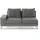 SonnenPartner 5-teilige Lounge-Sitzgruppe Unique Aluminium mit Kissen anthrazit Loungesitzgruppe Sunbrella
