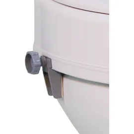Drive DeVilbiss Healthcare Drive Medical Toilettensitzerhöhung Ticco 2.Generation - mit Deckel, 10,2 cm, Weiß