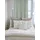 HOMEbasics 800530 Ösen Fertigschal Softy halbtransparent, Farbe:Salbei, Größe:245 x 140 cm, Anzahl:1x, Aufhängung:Ösen