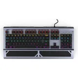 inca IKG-444 Mechanisch, RGB, Mechanical Gaming Keyboard (DE, Kabelgebunden), Tastatur, Grau