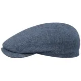 Stetson Flat Cap (1-St) Schirmmütze mit Schirm, Made in Germany blau 59 cm