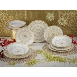 CreaTable Mandala Tafelservice 12-tlg. weiß