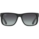 Ray Ban Justin RB4165 601/8G 55-16 matte black/grey
