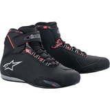 Alpinestars Sektor Wasserfeste Motorradschuhe (Black/Grey/Red,43.5)