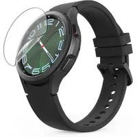 Hama "Displayschutz Super Hybrid für Samsung Galaxy Watch7, 44 mm Schlagfest, Kratzresistent, Schockresistent, Schlagfest 222799 Klare Bildschirmschutzfolie Kunststoff 4H