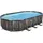 BESTWAY Power Steel Frame Pool oval Set 610 x 366 x 122 cm inkl. Filterpumpe (5-tlg.)